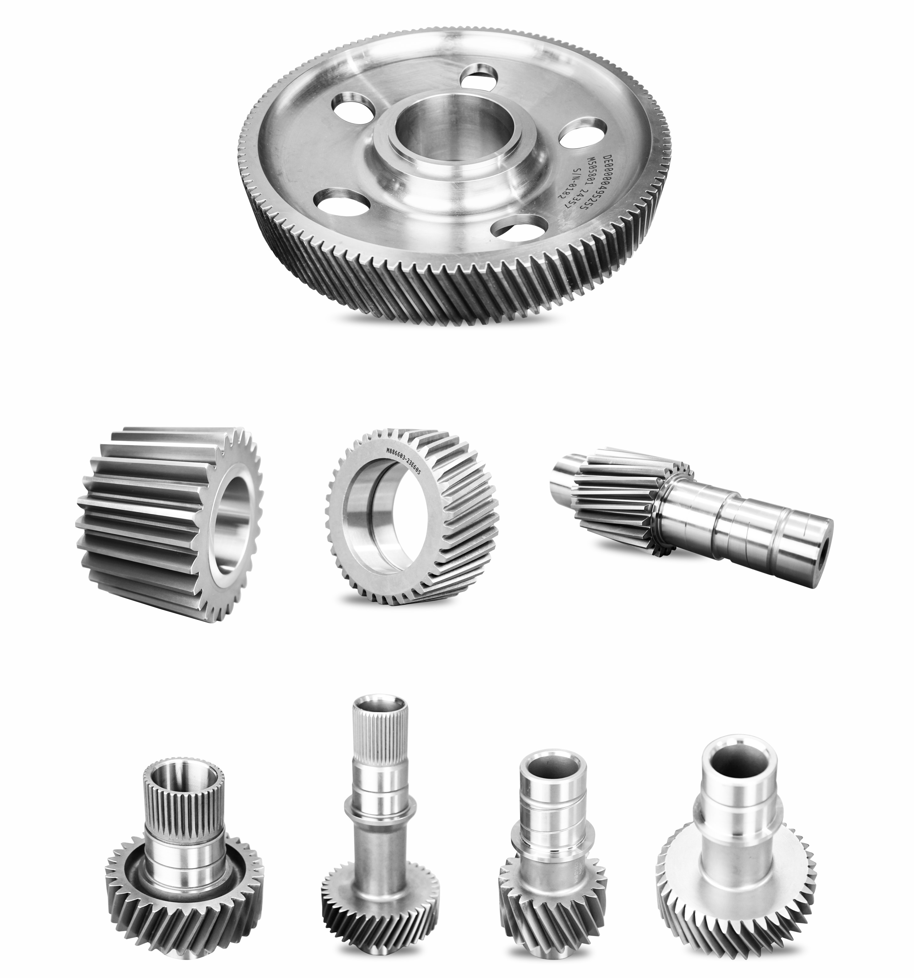 Ground gears and shafts