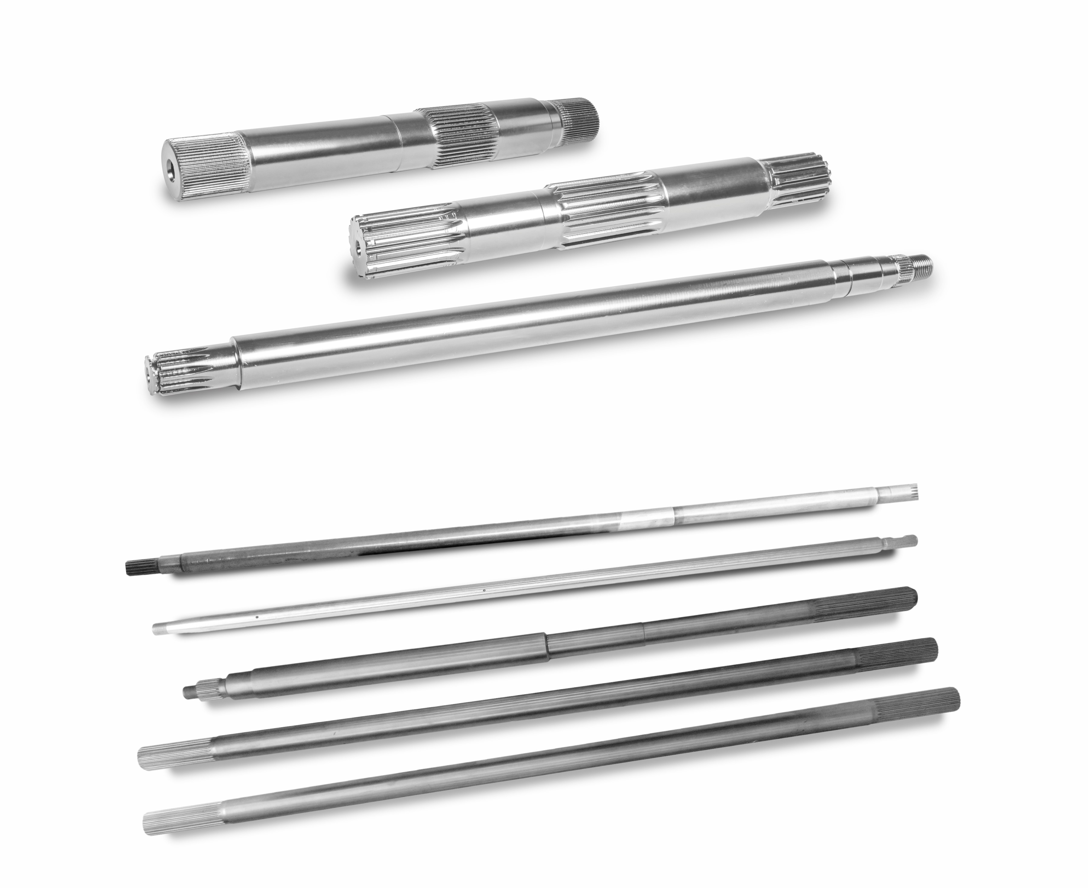 Rock shafts and PTO shafts